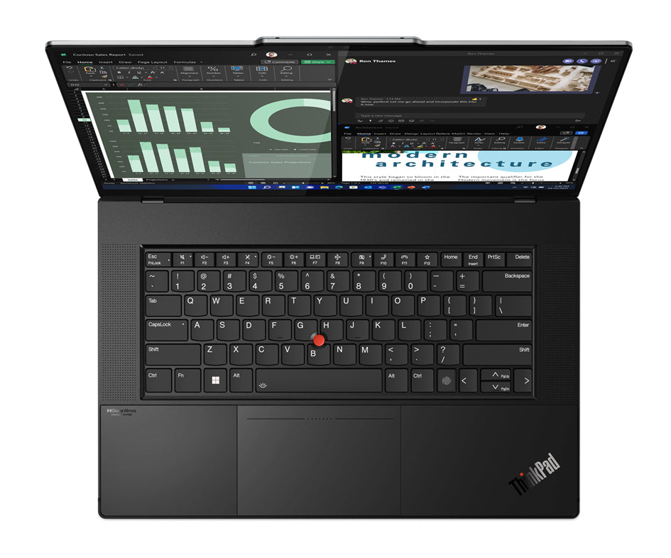 Lenovo ThinkPad Z16 Gen 1 Laptop Arctic grey (top), black (bottom) Portátil Gris, Negro Concha