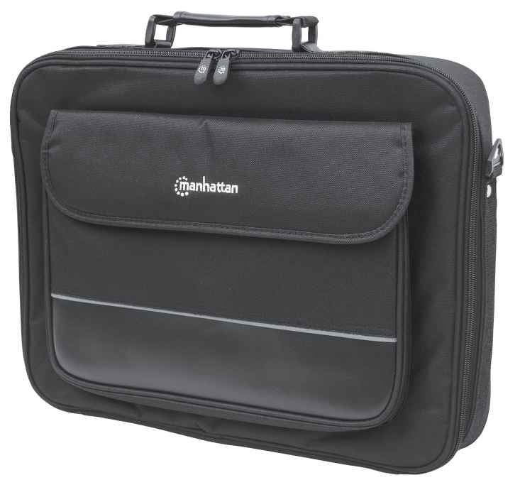 Manhattan Maletín para Computadora Portátil – Empire Laptop Monocromo 43,2 cm (17") Maletín PVC, Poliéster