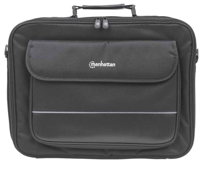 Manhattan Maletín para Computadora Portátil – Empire Laptop Monocromo 43,2 cm (17") Maletín PVC, Poliéster