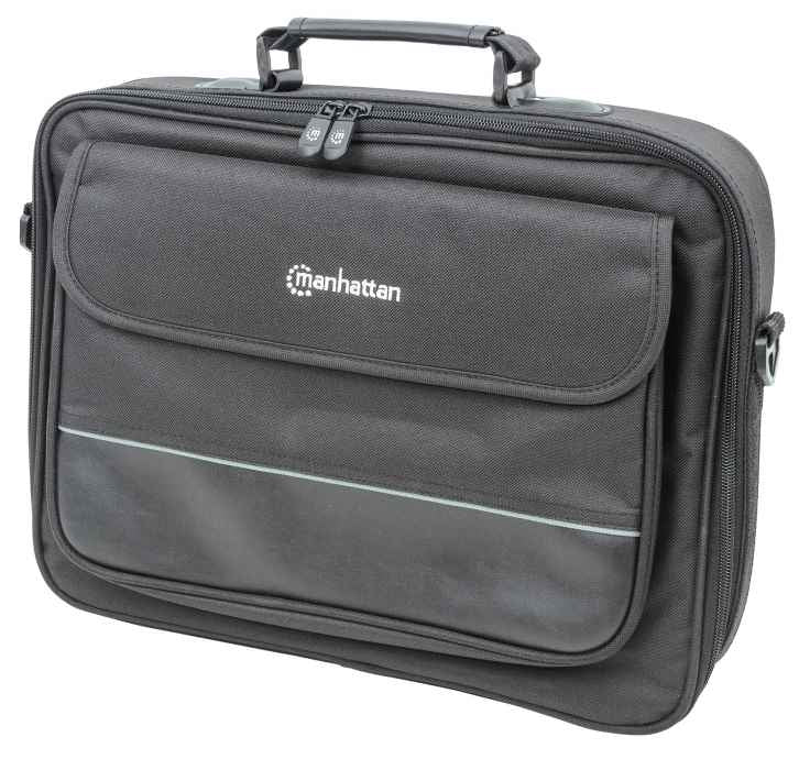 Manhattan Maletín para computadora portátil – Times Square Laptop 39,1 cm (15.4") Maletín Poliéster Negro