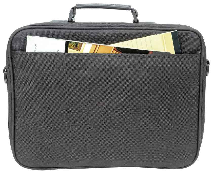 Manhattan Maletín para computadora portátil – Times Square Laptop 39,1 cm (15.4") Maletín Poliéster Negro