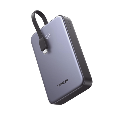 45762 - Power Bank / 20000 mAh (74 Wh) / Salida 30 W / Carga 3 Dispositivos Simultáneos / Pantalla LED Digital / Apto para Viaje Aéreo
