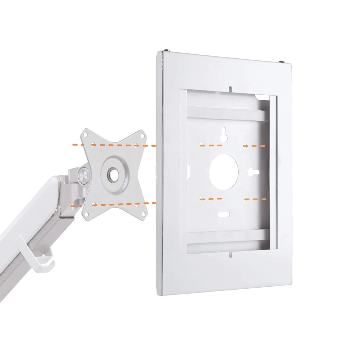 Manhattan Soporte De Pared Para Tablet Antirrobo 462228, Blanco, Tipo Empresarial