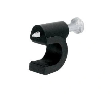 GPH Grapa Para Cable Redondo Negra 6mm, Bolsa Con 100 Pz, Producto Empresarial