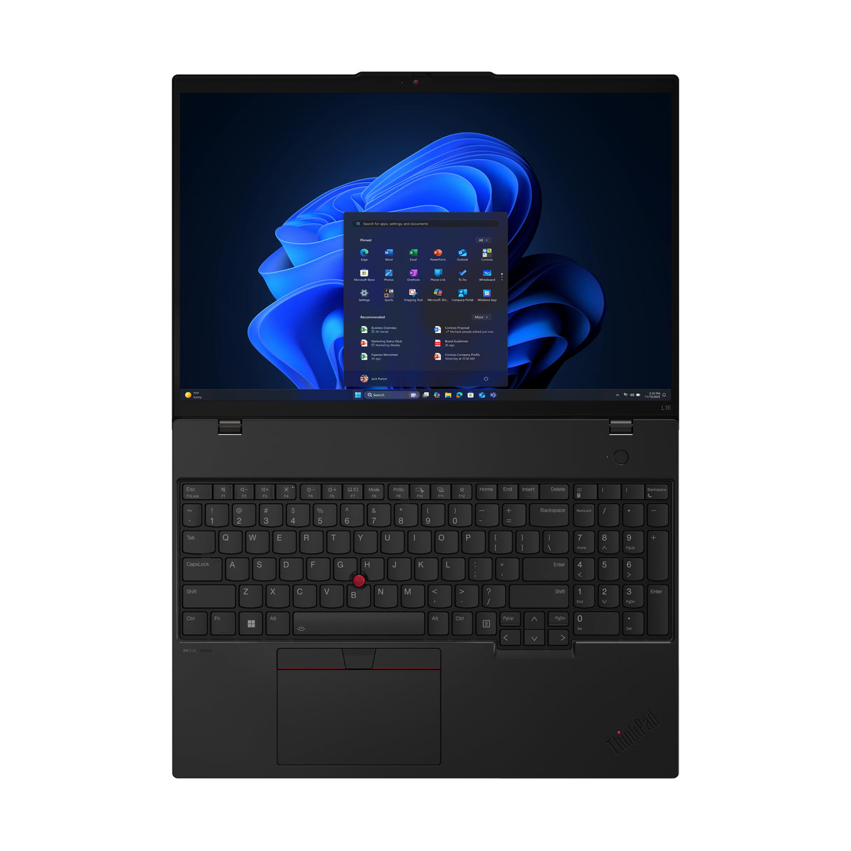 Lenovo ThinkPad L16 Gen 2 (AMD) Ordenadores portátiles Portátil Negro 40,6 cm