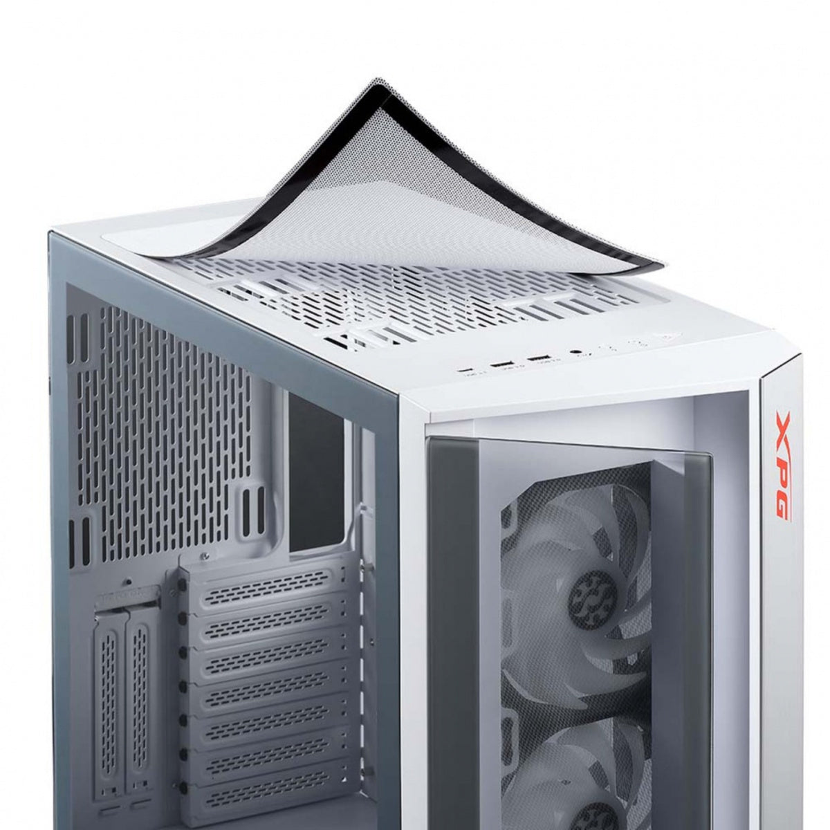 Gabinete Gamer XPG CruiserST Blanco, Mid Tower, USB 3.0, Panel Vidrio Templado, 360mm CPU Cooler
