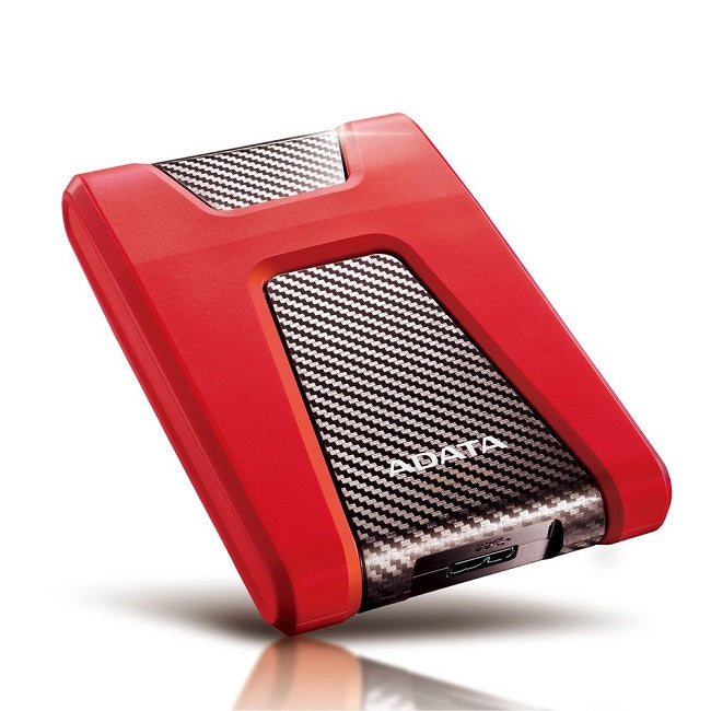 DISCO DURO EXTERNO ADATA HD650 2TB 2.5" USB 3.1 ROJO, Resistente a Golpes, 5Gbps