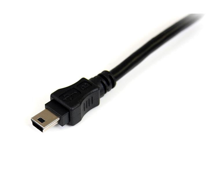 StarTech.com Cable de 1,8m USB 2.0 en Y para Discos Duros Externos - Cable Mini B a 2x USB A Cable USB 2.0 Mini-USB B 2 x USB A Macho/Macho