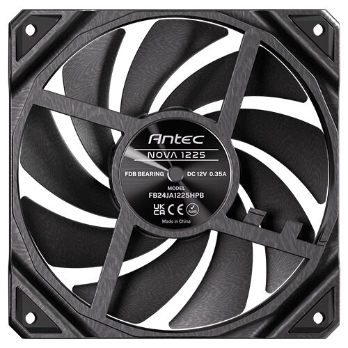 Antec Nova Gabinete de la computadora Ventilador 12 cm Negro 3 pieza(s)