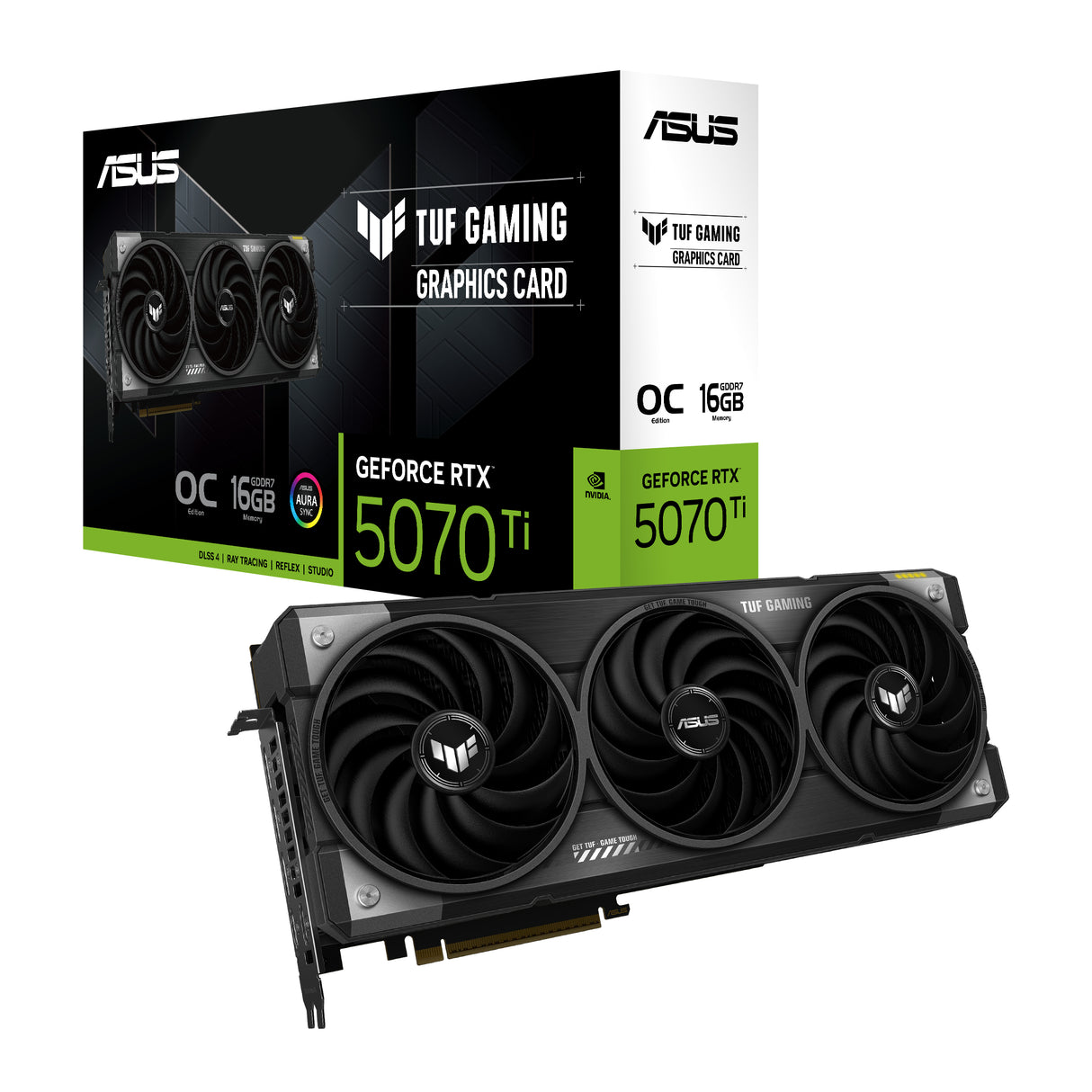 ASUS TUF Gaming TUF-RTX5070TI-O16G-GAMING tarjetas gráficas Si 8960 NVIDIA GeForce RTX 5070 Ti