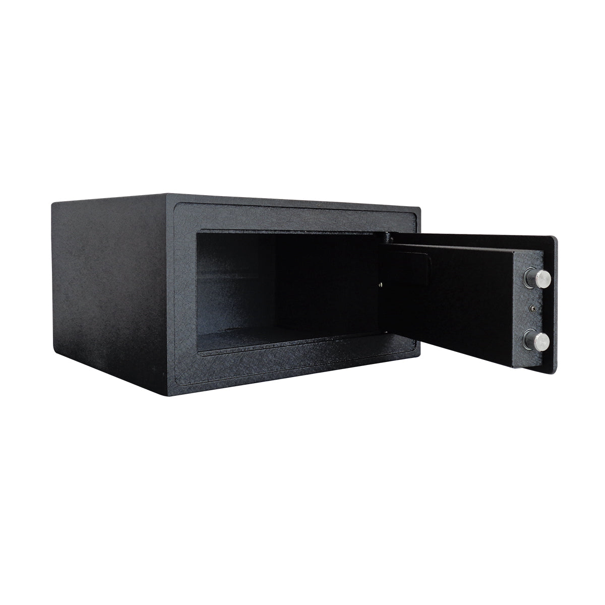 XE Seguridad CFBMH-23 caja fuerte Caja fuerte portátil Negro, Código, Lector de huellas dactilares, Llave