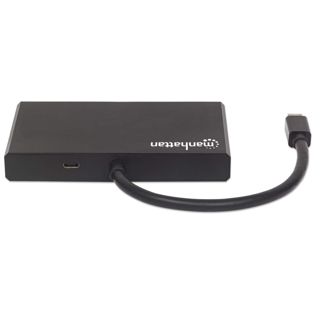 Manhattan Hub Video Splitter de Mini DisplayPort a 4 DisplayPort, con MST