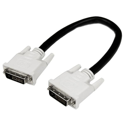 StarTech.com Cable de 0,3m DVI-D de Doble Enlace - Macho a Macho Cables DVI 0,3 m DVI-D RoHS