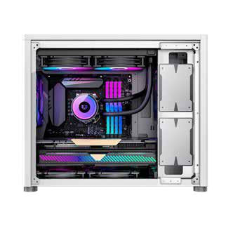 Balam Rush ERIS FROST GI985 Micro Tower Blanco, Micro ATX, Mini-ITX, Metal