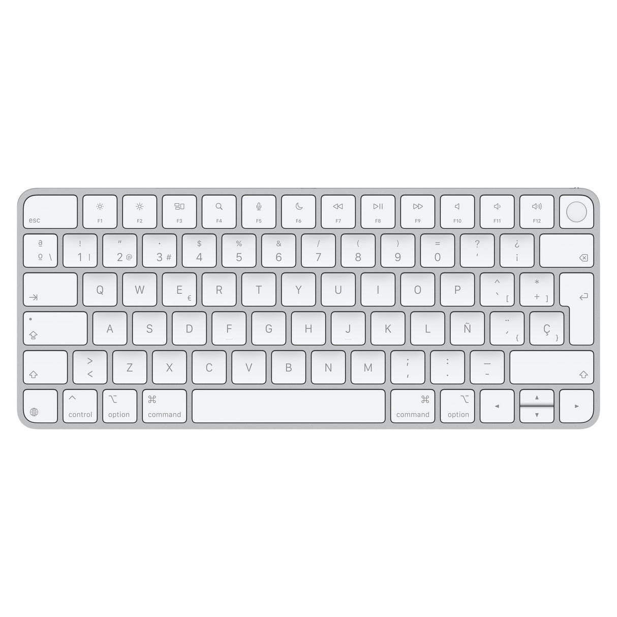 Apple Magic Keyboard con Touch ID para modelos de Mac con chip de (USB-C) - Español, Tenkeyless (80 - 87%), Inalámbrico