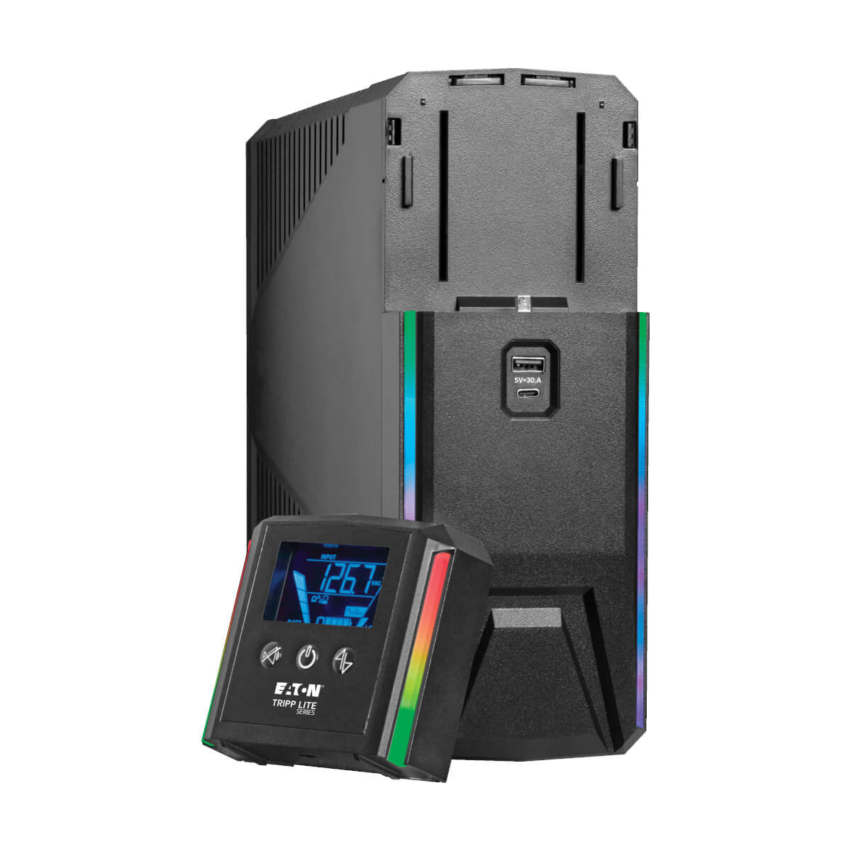 Tripp Lite SMART1500PSGLCD Respaldo por Batería del UPS para Juegos con Onda Sinusoidal Pura de 1500VA 900W 120V - LCD,