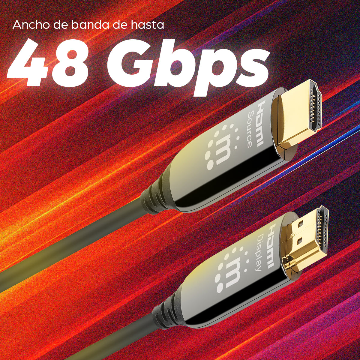 Manhattan 356176 Cable 15 m HDMI tipo A (Estándar) HDMI tipo A (Estándar) Macho