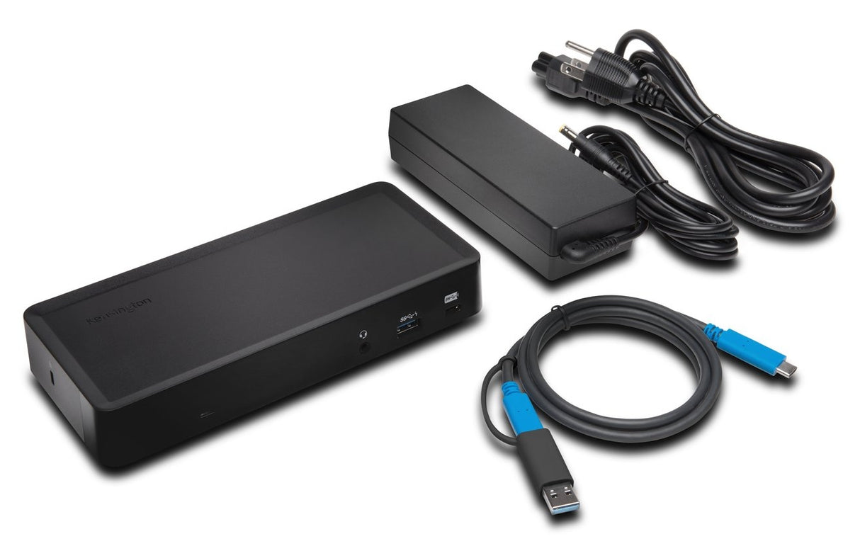 Kensington Replicador USB-C y USB-A 2K de 5 Gbps doble SD4700P - 60W PD-DP y HDMI - Windows/macOS hubs de interfaz USB 3.2 Gen 1 (3.1 Gen 1) Type-C 5 1 1