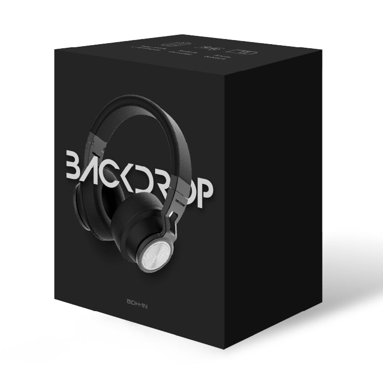 BACKDROP BDH-1N audífono y auriculare Auriculares Inalámbrico Diadema Llamadas/Música USB Tipo C Bluetooth Negro