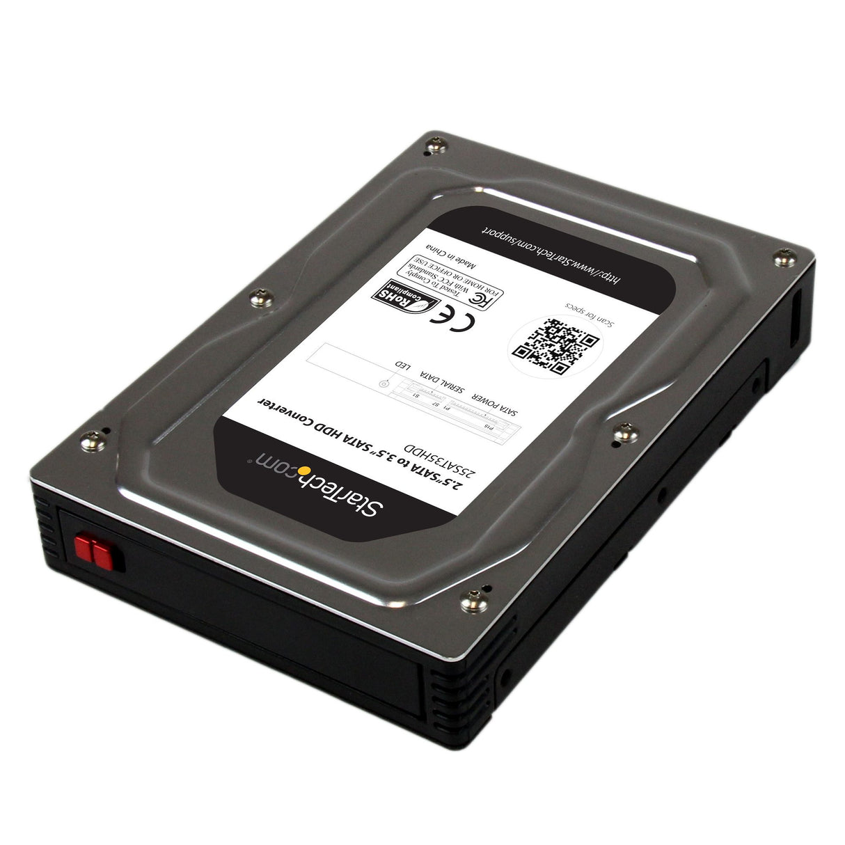 StarTech.com Adaptador Caja para Discos Duros o SSD de 2,5" a 3,5" SATA - Convertidor para Disco Duro Externo