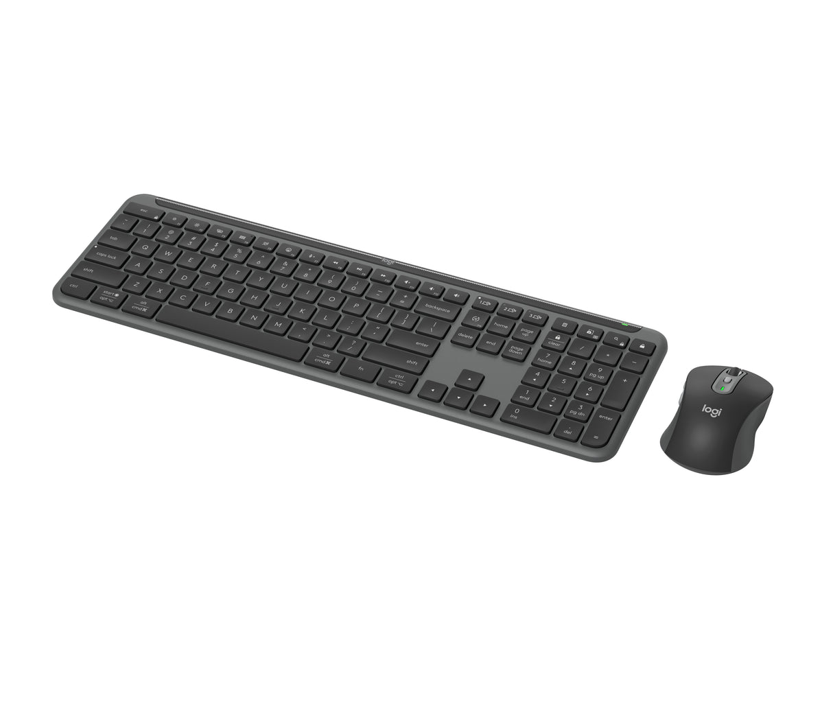 Logitech Signature Slim Combo MK950 Teclado Oficina Inalámbrico RF Wireless + Bluetooth Switch de tecla de tijera