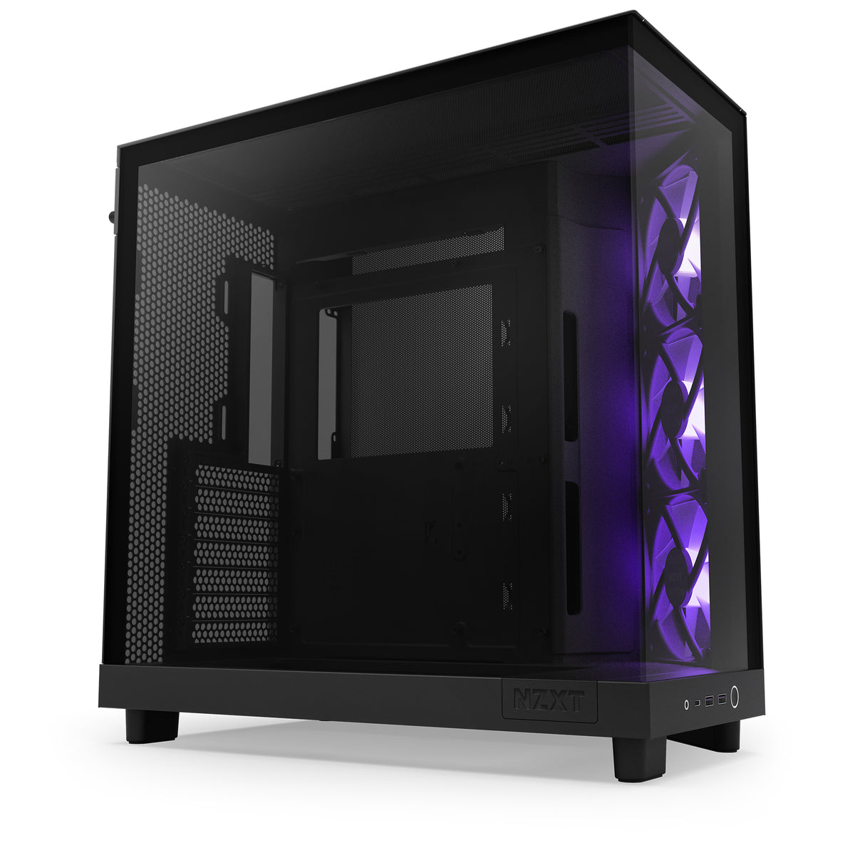 NZXT H6 Flow Midi Tower Blanco, ATX, Micro ATX, Mini-ITX, CC-H61FW-01 | Gabinetes de computadora