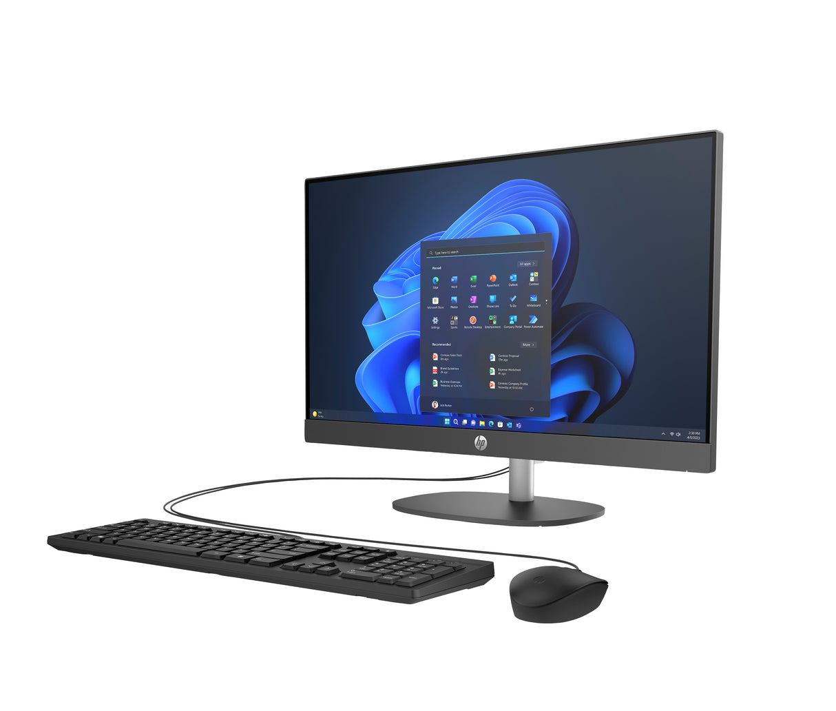 HP Pro 245 G10 AMD Ryzen™ 7 7730U 60.5 cm (23.8") 1920 x 1080 Pixeles PC todo en uno 16 GB DDR4-SDRAM 512 GB SSD Windows 11 Pro Wi-Fi 6 (802.11ax)