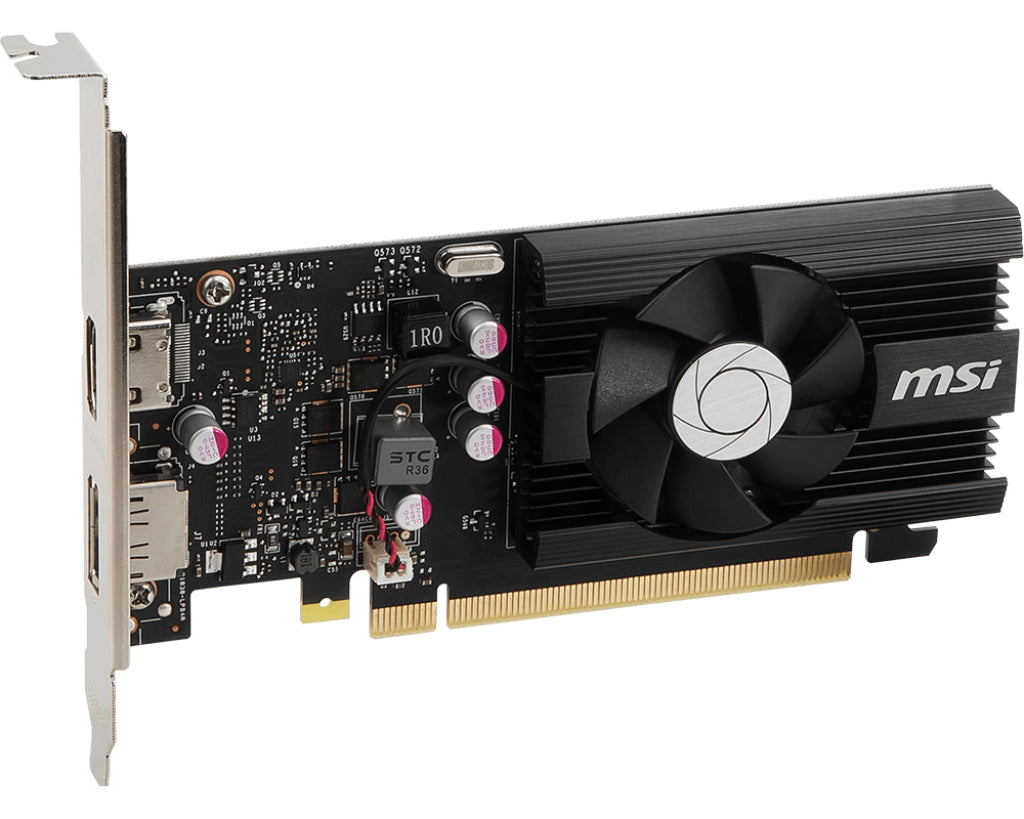 MSI GeForce GT 1030 4GD4 LP OC tarjetas gráficas Si 384 NVIDIA GeForce GT 1030