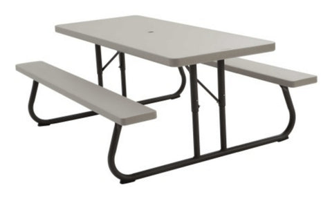 MESA PICNIC PLEGABLE LIFETIME 18.9 CM X 76.2 CM GRIS 22119