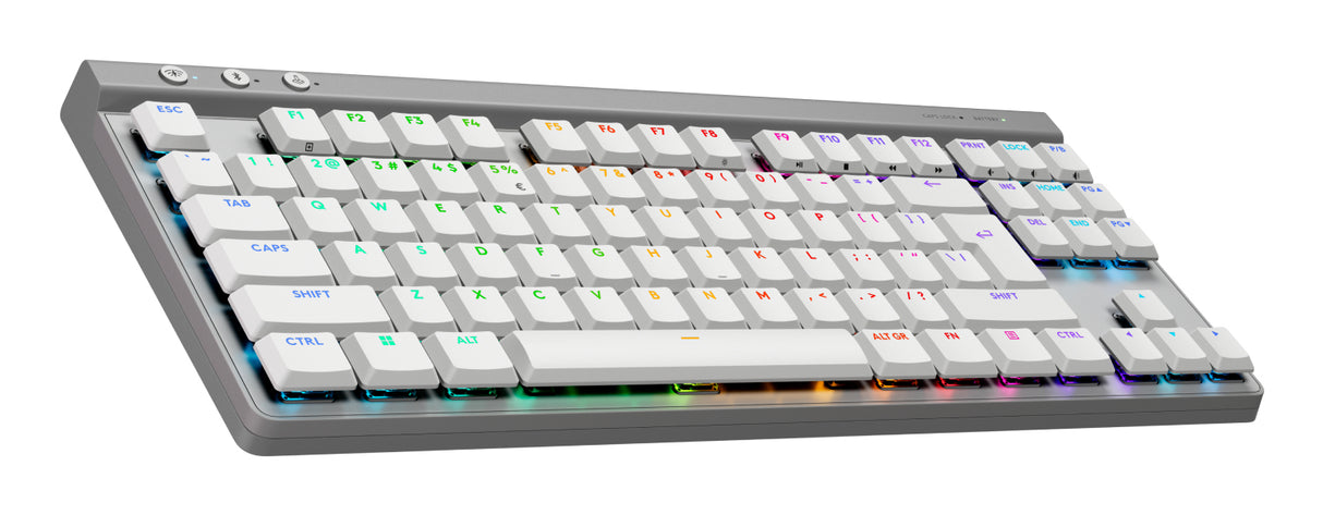 Logitech G G515 LIGHTSPEED TKL, Inalámbrico, RF inalámbrico + bluetooth, Interruptor mecánico