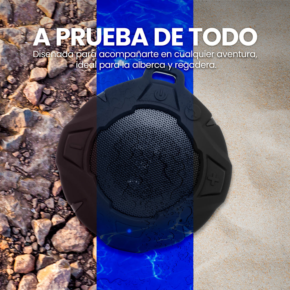 BOCINAS VORAGO POOL (RES. AGUA) BLUETOOTH IPX67 NEGRA BSP-400