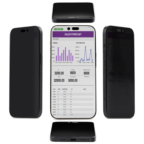 StarTech.com Filtro de Privacidad de 4 Vías y 360 para iPhone 16 Pro Max - Antiespía para iPhone - Horizontal y Vertical