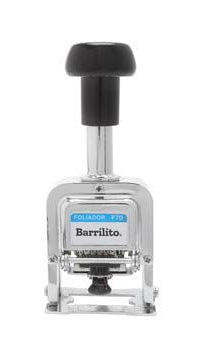 Barrilito F70 sello comercial Sello numerador