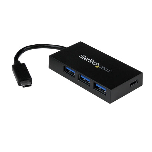 StarTech.com Concentrador USB 3.0 (5Gbps) de 4 Puertos - USB-C a 1x USB-C y 3x USB-A Hubs de interfaz 4 USB 3.2 Gen 1 (3