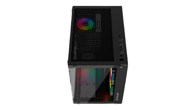 Ocelot Gaming A-CUBE 1 gabinete de computadora Negro, ATX, ITX, Micro ATX