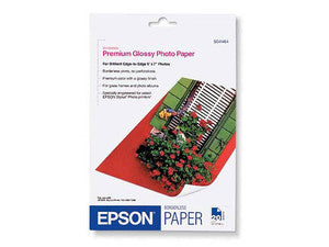 Papel Epson Premium Glossy, 5"x7", 20 Hojas, Alta Resolución, Secado Rápido