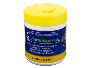 Toallas Antiestáticas Húmedas PROLICOM, Equipo de Cómputo, 30 pzas.