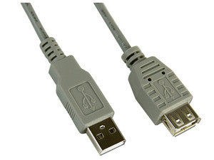 Cable USB 4.5m, Tipo A Macho a Tipo A Hembra, Transferencia de Datos 480 Mbps
