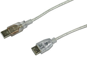 Cable USB 2.0 de 3m, Tipo A macho a Tipo A hembra, Transferencia de Datos de Alta Velocidad