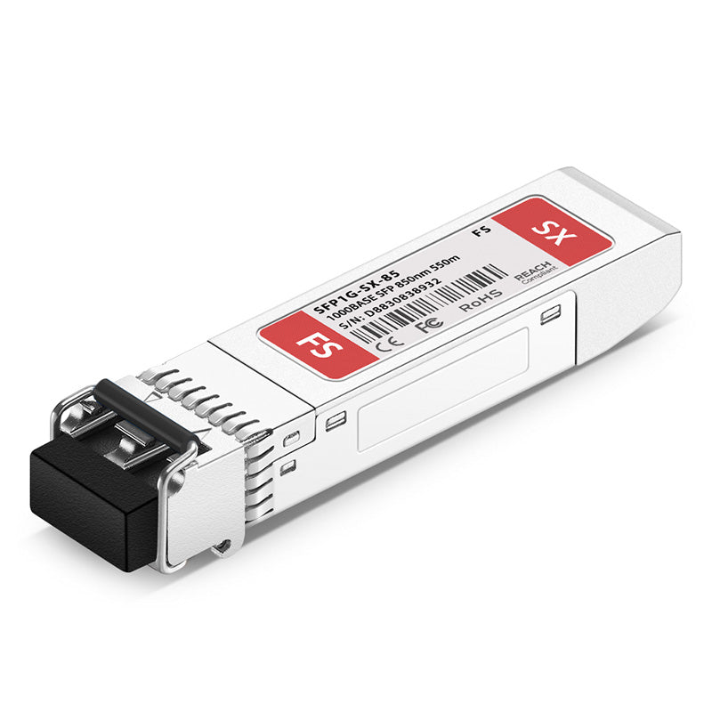 FS SFP1G-SX-85 módulo de red del transceptor Cobre 1250 Mbit/s LC 850 nm, 550 m
