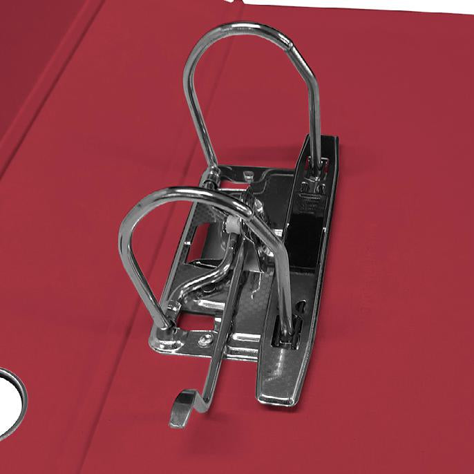 Techmakro KIT-0121 carpeta de cartón Carta Rojo, Anillo D, Almacenamiento, Cloruro de polivinilo (PVC)
