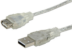 Cable USB 2.0, A macho/A hembra, 4.5m, Transferencia de datos de alta velocidad