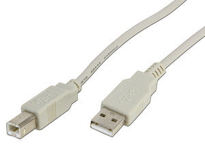 Cable Manhattan USB A macho/ B macho de 4.5 Mts. para Impresora y Escáner, Alta Velocidad 480Mbps, Blindaje Magnético