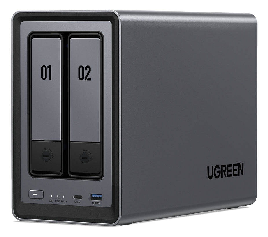Ugreen NASync DXP2800 NAS Compacto Intel® N N100 8 GB DDR5 UGOS Pro Negro