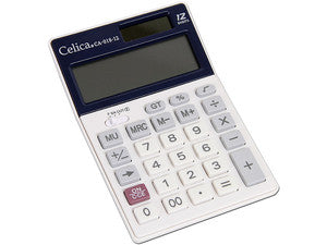 Calculadora de Escritorio Celica CA-018-12, 12 dígitos, Solar, Pantalla LCD 2 líneas