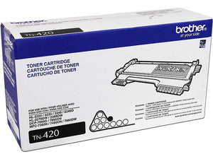 Cartucho de Tóner Brother Negro, Capacidad de Impresión 1200 Páginas, Modelo TN-420