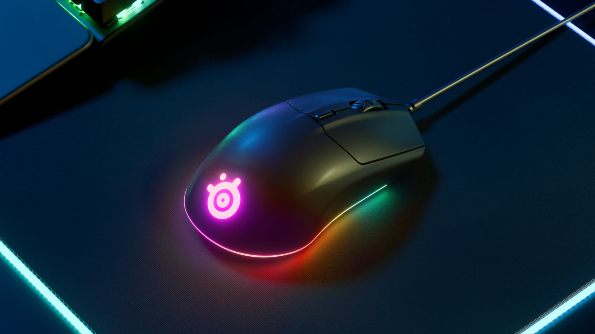 Steelseries Rival 3 ratón Juego mano derecha USB tipo A Óptico 8500 DPI