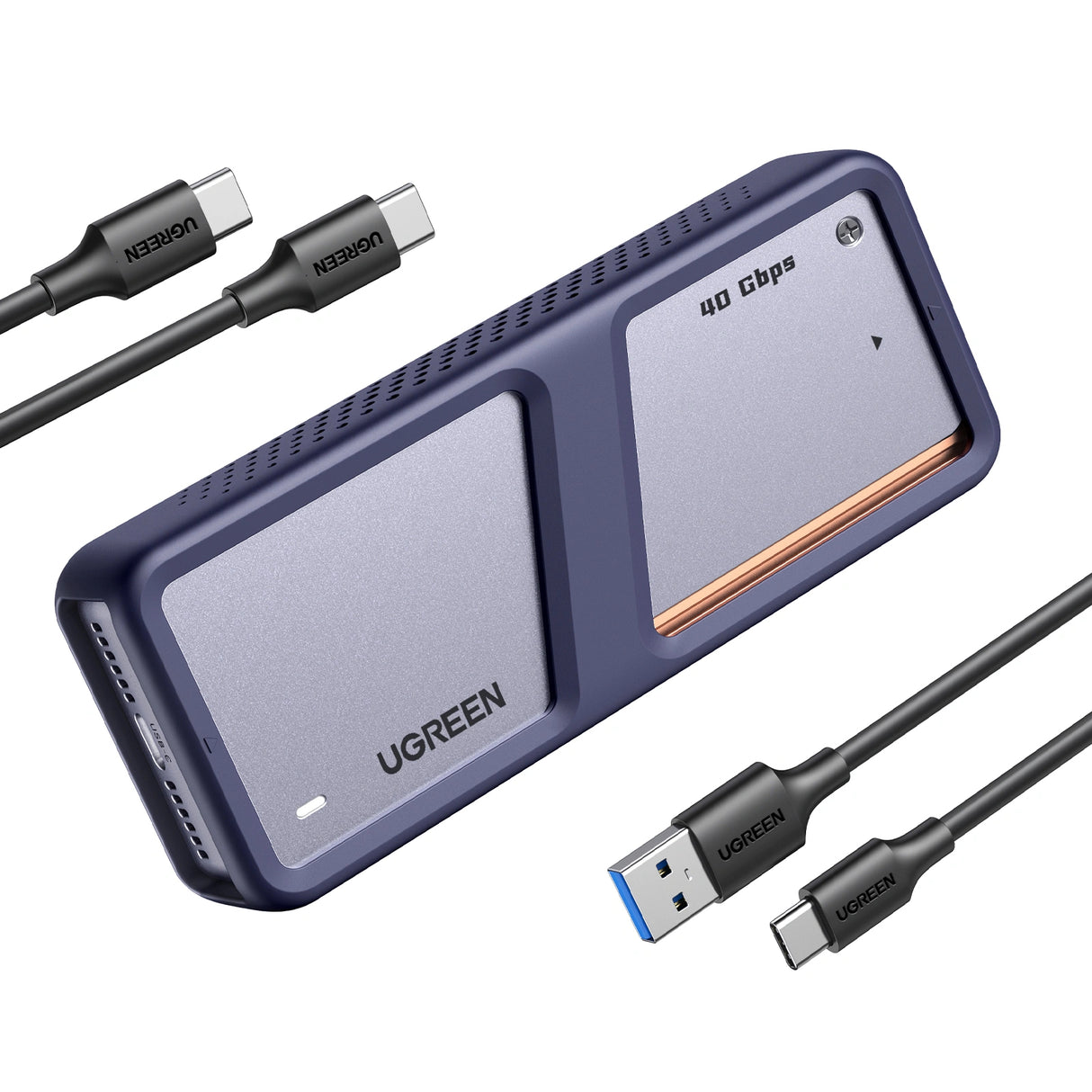 Ugreen CM642 Caja externa para unidad de estado sólido (SSD) Aluminio M.2