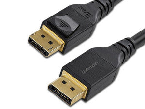 Cable de video DisplayPort 1.4 StarTech, 4m, Conector DisplayPort (M-M), Color Negro