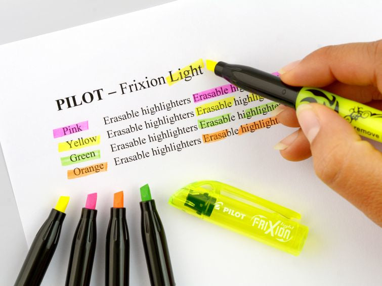 MARCATEXTOS PILOT FRIXION BORRABLE AMARILLO C/12